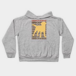 Loyal and Loveable: A Tribute to Labrador Retrievers Kids Hoodie